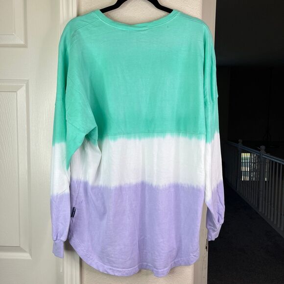 Spirit Jersey Long Sleeve Sweaters Sweatshirts Tie Dye Hooded Oversized - Picture 9 of 12